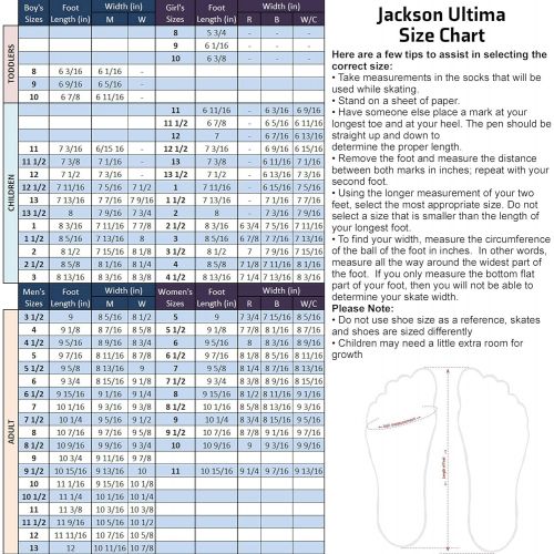  [아마존베스트]Jackson Ultima Unisex Softec Elite Microfiber Thinsulate-Lined Lace Up Figure Ice Skates
