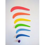 Etsy Rainbow montessori mobile. Montessori inspired mobile. Baby mobile. Newborn toy. Baby toy. Early learning toy. hanging mobile