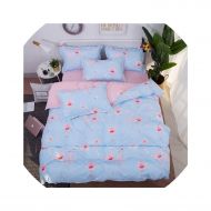 Jacquard Bedspreads Duvet Quilt Cover Pillowcase Flat Bed Sheet Girl Kid Teen Bedding Sets Egg Cartoon Bedlinen King Twin,2,Queen,Flat Bed Sheet