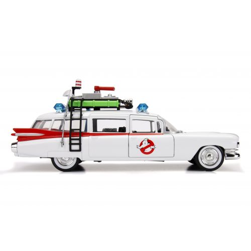 자다 Ghostbusters HOLLYWOOD RIDES GHOSBUSTERS ECTO-1 1:24 SCALE DIE CAST VEHICLE BY JADA TOYS