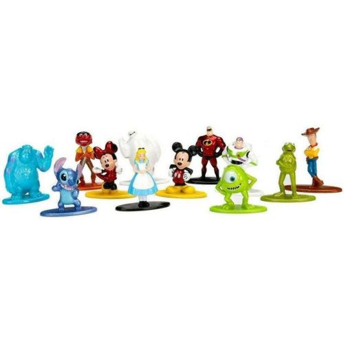 자다 Jada Toys Disney Nano Metalfigs Die Cast Mini Figures 10 Pack