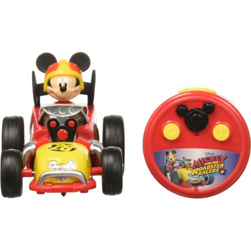 자다 Jada Toys Disney Mickey Roadster Racer RC Vehicle Red, Standard