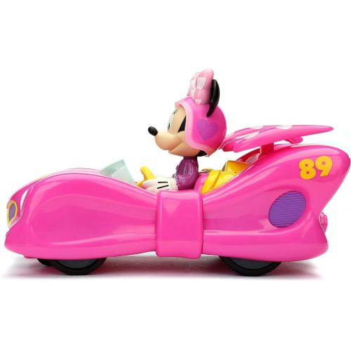 자다 Jada Toys Disney Mickey & The Roadster Racers RC/Radio Control Toy Vehicle, Hot Pink