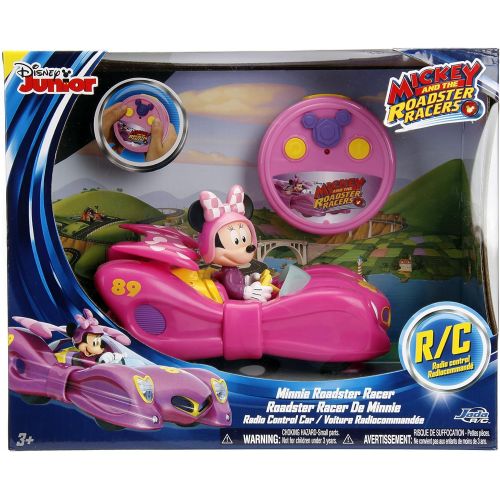 자다 Jada Toys Disney Mickey & The Roadster Racers RC/Radio Control Toy Vehicle, Hot Pink