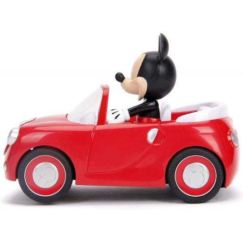 자다 Jada Toys Disney Junior Mickey Mouse Clubhouse Roadster RC Car Red, 7