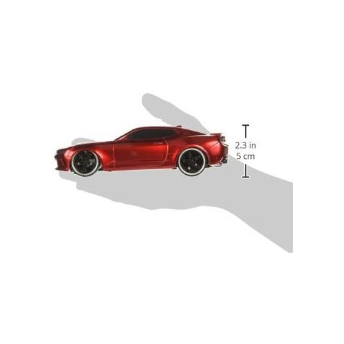 자다 Jada Toys Bigtime Muscle 7.5 2016 Chevy Camaro SS Remote Control Car RC 2.4GHz Red, Toys for Kids and Adults, Candy Red (97779)