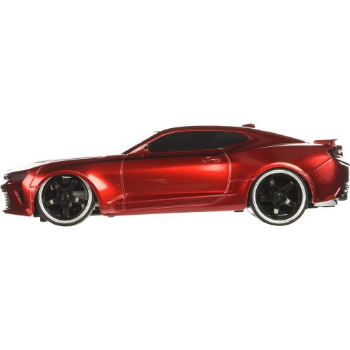 자다 Jada Toys Bigtime Muscle 7.5 2016 Chevy Camaro SS Remote Control Car RC 2.4GHz Red, Toys for Kids and Adults, Candy Red (97779)