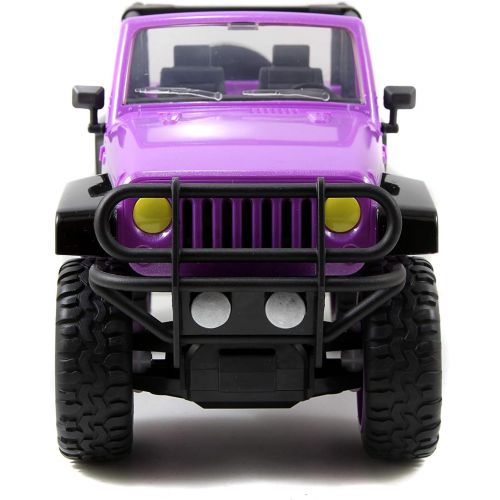 자다 Jada Toys GIRLMAZING Big Foot Jeep R/C Vehicle (1:16 Scale), Purple
