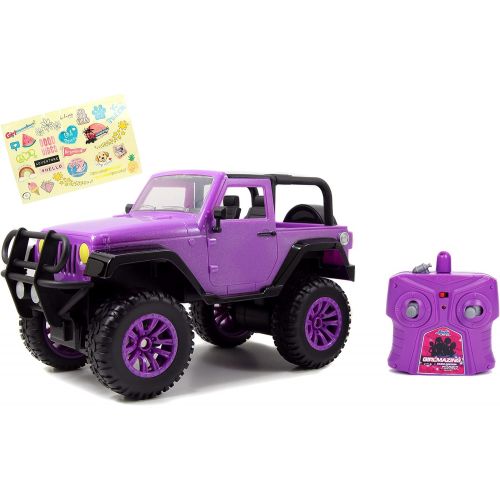 자다 Jada Toys GIRLMAZING Big Foot Jeep R/C Vehicle (1:16 Scale), Purple