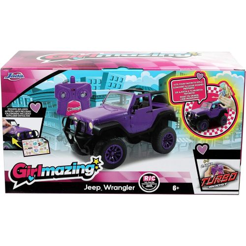 자다 Jada Toys GIRLMAZING Big Foot Jeep R/C Vehicle (1:16 Scale), Purple