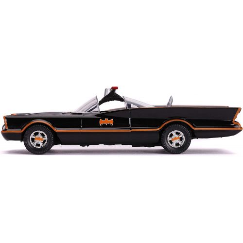 자다 Jada Toys DC Comics 1:32 Classic TV Series 1966 Batmobile Die-cast Car with Batman Figure, Toys for Kids and Adults