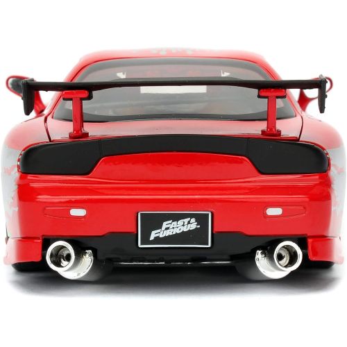 자다 Jada Toys Fast & Furious 1: 24 Diecast - 93 Mazda RX-7 Vehicle, Multi (98338)