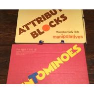 JadeAndLorenJR 1993 Macmillian Early Skills Kits Attribute Blocks & Pentominoes / Vintage Manipulatives