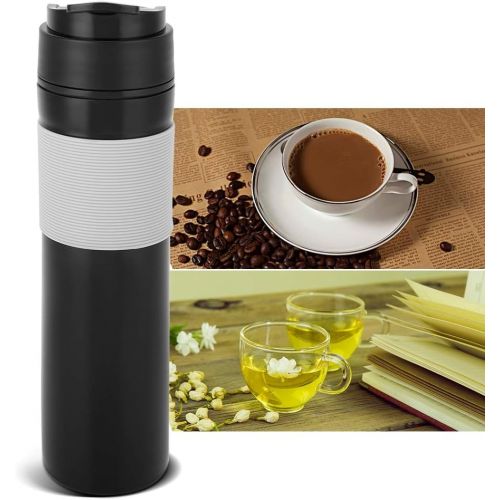  Jadeshay Coffee Maker Portable Press Type Coffee Maker for Outdoor Office Car Use Car Espresso Maker