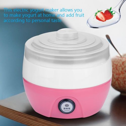  [아마존베스트]Jadpes Automatic Yogurt Maker, 1L Stainless Steel Electric DIY Yoghurt Maker Inner Container Storage Makers for Home Kitchen Tool 220V