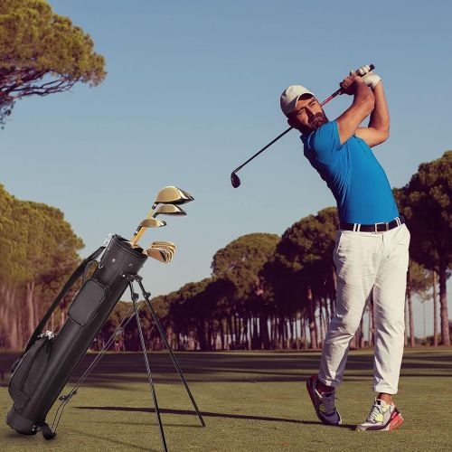  [아마존베스트]Jaffick Pitch Golf Bag Golf Club Bags for Men Lightweight Golf Stand Bag Easy to Carry & Durable