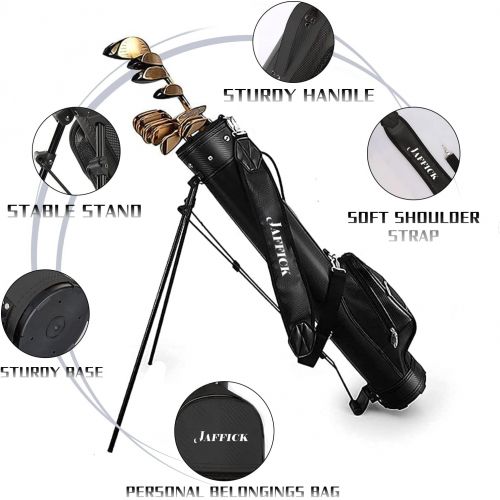  [아마존베스트]Jaffick Pitch Golf Bag Golf Club Bags for Men Lightweight Golf Stand Bag Easy to Carry & Durable