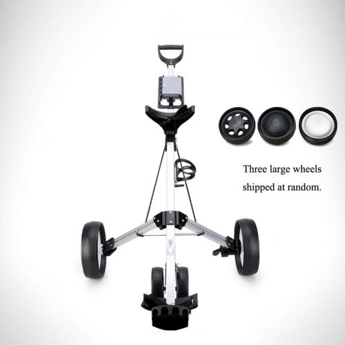  Jaffick Golf Pull Cart Wheel Folding Push Cart Trolley for Golf Club Bag