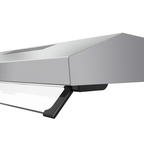  [아마존베스트]Jago Cooker Hood - 59.5 cm, Wall Connection, Exhaust Recirculation, 2 Grease Filters, 201.6 m³/h, LED Lighting, Stainless Steel - Extractor Hood, Under-Unit Hood, Extractor Hood, Extrac