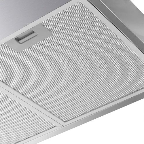  [아마존베스트]Jago Cooker Hood - 59.5 cm, Wall Connection, Exhaust Recirculation, 2 Grease Filters, 201.6 m³/h, LED Lighting, Stainless Steel - Extractor Hood, Under-Unit Hood, Extractor Hood, Extrac