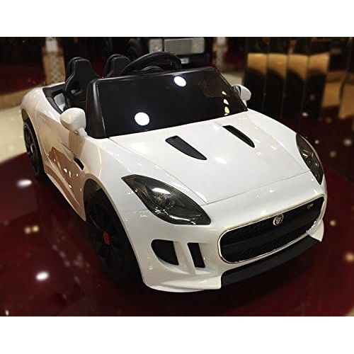  Jaguar Authorized Jaguar F-TYPE 12V Luxury Kids Ride On Car Battery Powered MP3 LED Door Open Kids Vehicle With Remote Control, Orange