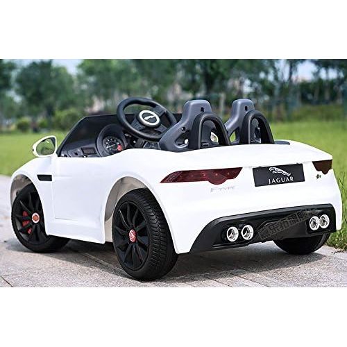  Jaguar Authorized Jaguar F-TYPE 12V Luxury Kids Ride On Car Battery Powered MP3 LED Door Open Kids Vehicle With Remote Control, Orange