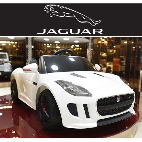  Jaguar Authorized Jaguar F-TYPE 12V Luxury Kids Ride On Car Battery Powered MP3 LED Door Open Kids Vehicle With Remote Control, Orange