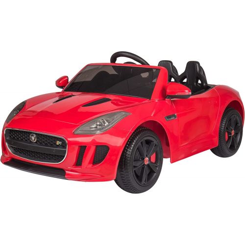  Jaguar Authorized Jaguar F-TYPE 12V Luxury Kids Ride On Car Battery Powered MP3 LED Door Open Kids Vehicle With Remote Control, Orange