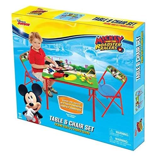 잭스퍼시픽 [아마존베스트]Mickey Mouse Table & Chairs Set For Kids - Furniture