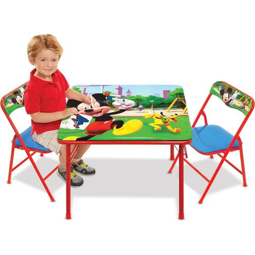 잭스퍼시픽 [아마존베스트]Mickey Mouse Table & Chairs Set For Kids - Furniture