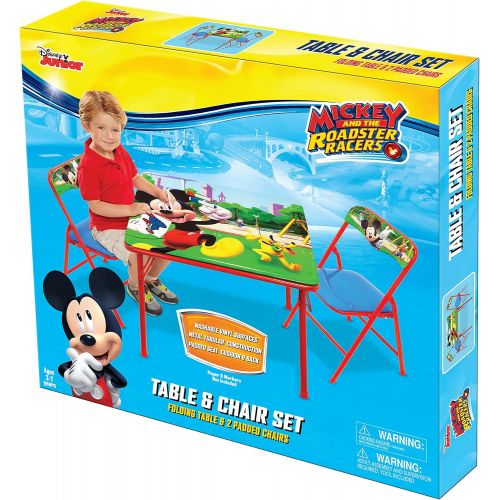 잭스퍼시픽 [아마존베스트]Mickey Mouse Table & Chairs Set For Kids - Furniture