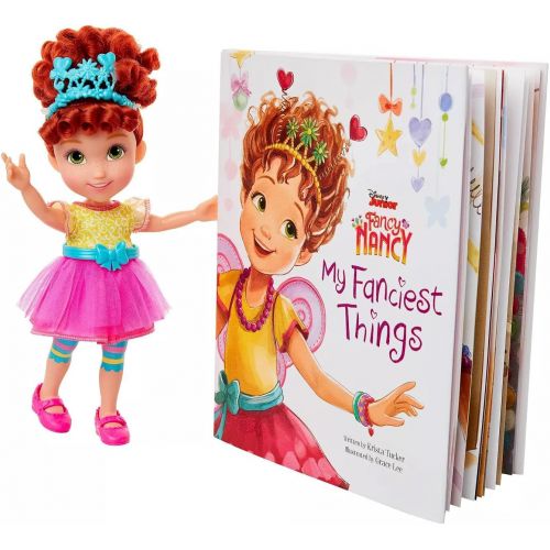  Jakks Disney Fancy Nancy Doll and Book Set Featuring My Fanciest Things Learn About All The Fancy Things in Nancys Room Fancy Nancy Doll Dressed in Her Signature Outfit From th