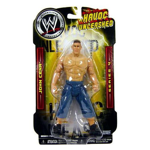 잭스퍼시픽 Jakks Pacific WWE Wrestling Havoc Unleashed Series 4 John Cena Action Figure