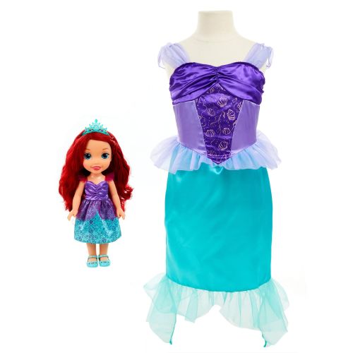 잭스퍼시픽 Jakks Pacific Disney Princess Ariel Toddler Doll and Dress