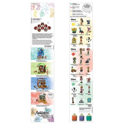 잭스퍼시픽 Jakks Pacific Tsnowy Tsum Tsum FunFrozen Pack Anna Elsa Olaf Toy Story Figures Bundled with Little Animation Disney Figures & Art Friends 2 Character Littles Animators Blind Box Collection Mini