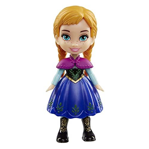 잭스퍼시픽 Jakks Pacific Disney Princess Poseable Anna Movie Dress Mini Toddler Frozen Doll 3