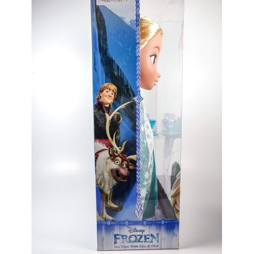 잭스퍼시픽 Jakks Pacific Disney Princess Elsa Doll & Olaf Tea Set