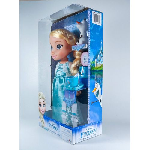 잭스퍼시픽 Jakks Pacific Disney Princess Elsa Doll & Olaf Tea Set