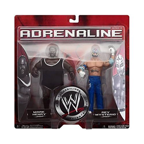 잭스퍼시픽 Jakks Pacific WWF WWE Adrenaline Series 19 Mark Henry & Rey Mysterio