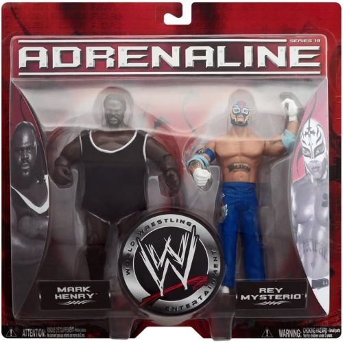 잭스퍼시픽 Jakks Pacific WWF WWE Adrenaline Series 19 Mark Henry & Rey Mysterio