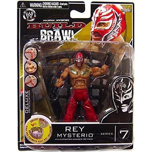 잭스퍼시픽 Jakks Pacific WWE Wrestling Build N Brawl Series 7 Rey Mysterio Action Figure