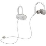 JAM Live Fast Workout Earphones 30 ft. Bluetooth Range, IP67 Sweat Resistant Earbuds 3 Sizes Included, 12 Hour Battery Life, Hands-Free Calling Gray