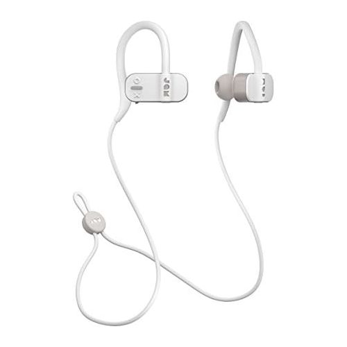  JAM Live Fast Workout Earphones 30 ft. Bluetooth Range, IP67 Sweat Resistant Earbuds 3 Sizes Included, 12 Hour Battery Life, Hands-Free Calling Gray