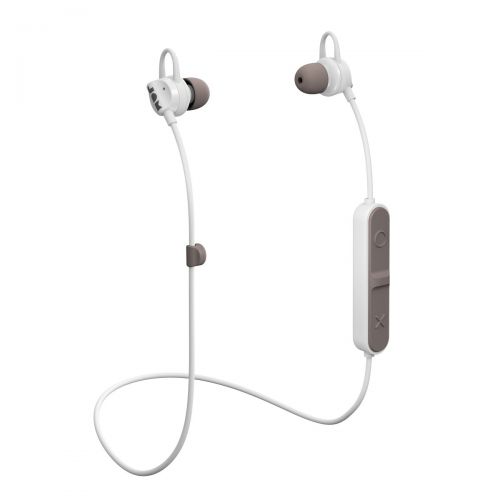  Jam Sweat Resistant Wireless Bluetooth Earbuds 6 Hour Playtime, Hands-Free Calling, Magnetic Cord Management, Lightweight Design JAM Live Loose Sport Headphones Gray