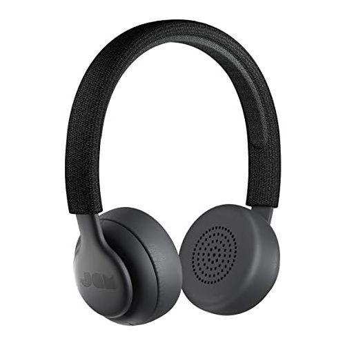  Been There, On-Ear Bluetooth Headphones 14 Hour Playtime, Hands-Free Calling, Sweat and Rain Resistant IPX4 Rated, 50 ft. Range JAM Audio Black