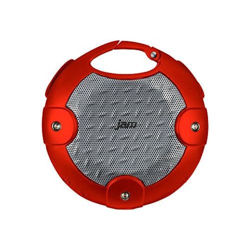  JAM Xterior Rugged Wireless Bluetooth Speaker, Dust Proof, Drop Proof, Waterproof, IP67 Rating, Built-in Speakerphone, Integrated Clip and Screw Mount to hang and Mount on Bike, HX