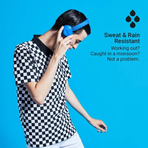  Jam Been There, On-Ear Bluetooth Headphones | 14 Hour Playtime, Hands-Free Calling, Sweat Rain Resistant IPX4 Rated, 50 ft. Range | JAM Audio Cream Soda (HX-HP202CS)