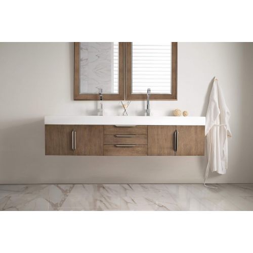  James Martin Vanities James Martin Mercer Island 72 Single Vanity, Latte Oak