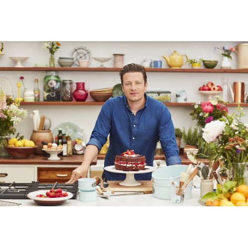  Jamie Oliver JB3400 Spachtel-Set, Holz/Silikon, Braun, 29.5 x 5.4 x 3.2 cm, 2-Einheiten