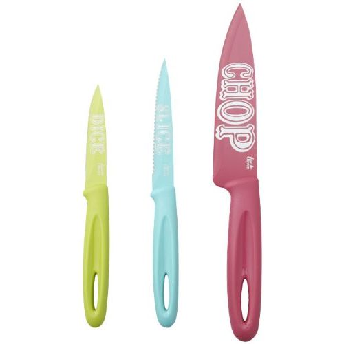  FLIPPIGES MESSERSET ROSA / BLAU / GRUEN Jamie Oliver